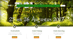 Desktop Screenshot of dodofestival.nl